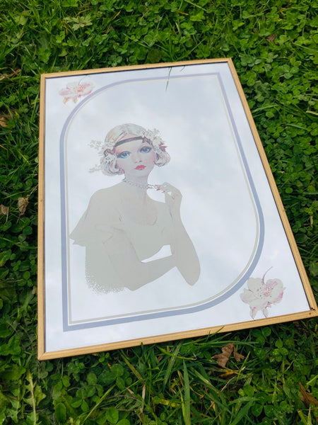 Miroir vintage Joséphine Currie - 1970