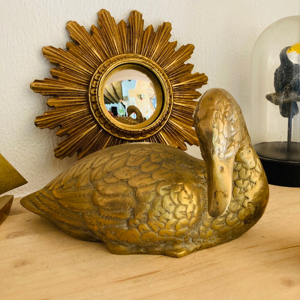 Le Sélectionneur - Canard en laiton vintage longueur 23cm