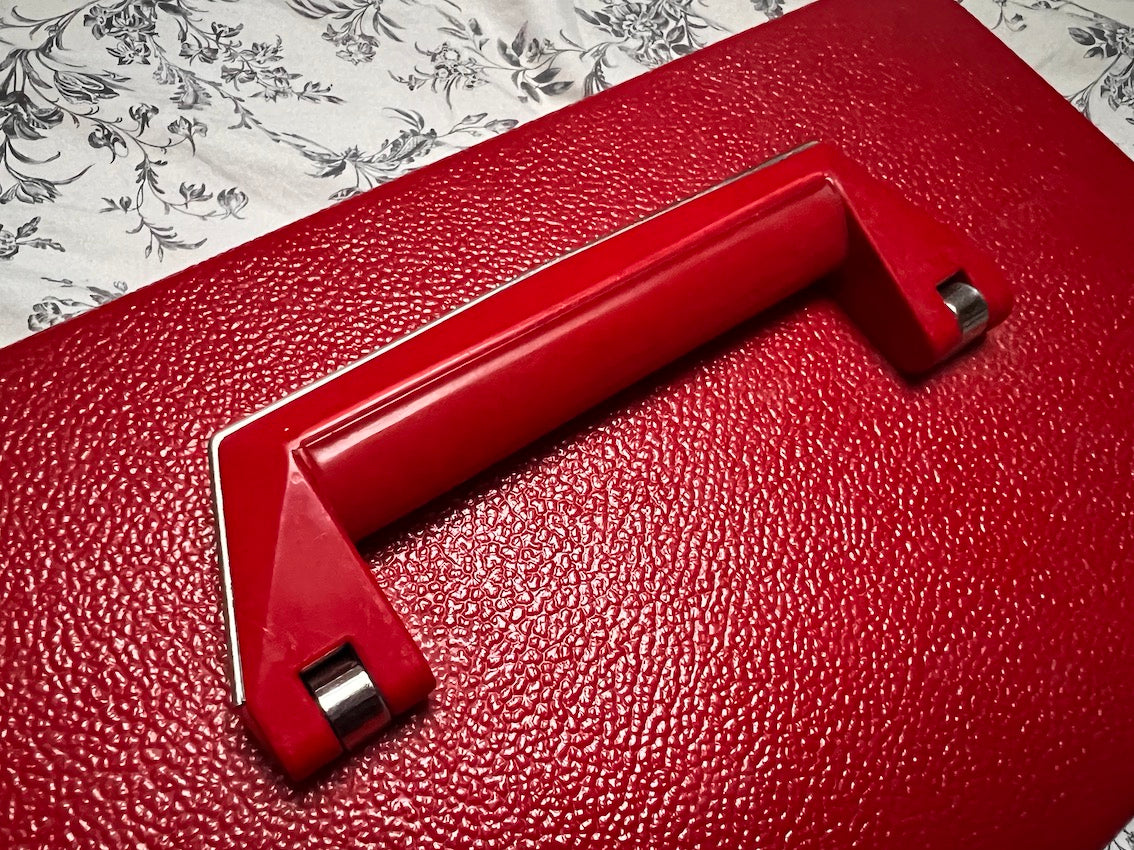 Trousse souple rouge de voyage