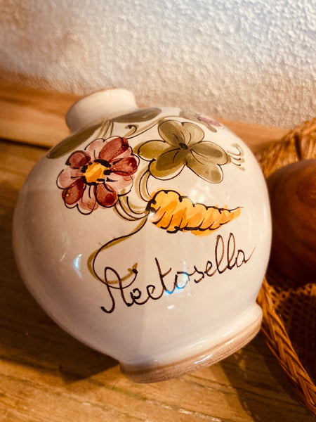 Vase d'herboristerie vintage en céramique Acétosella