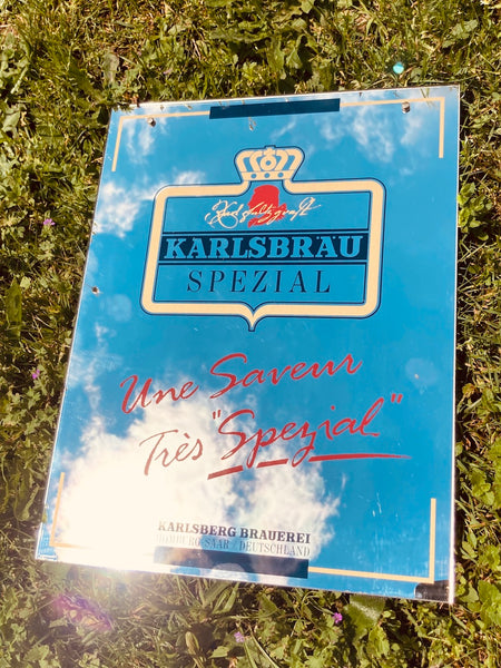 Miroir publicitaire vintage Karlsbräu Spezial