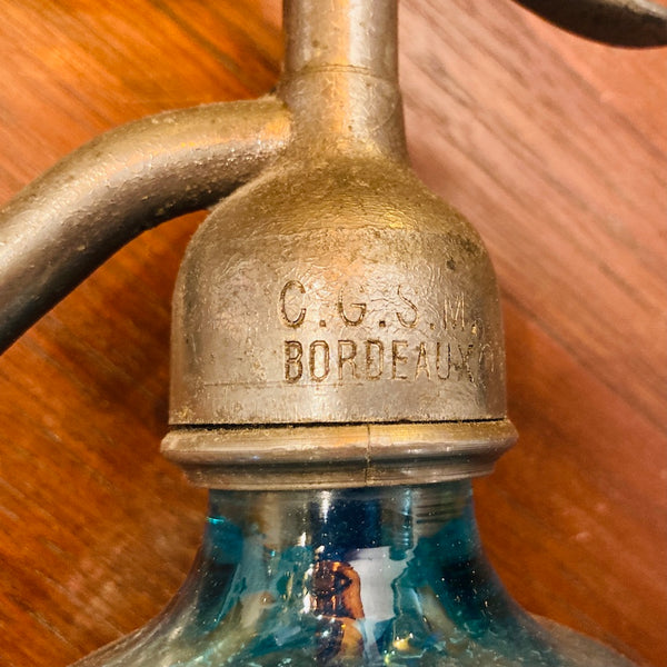 Siphon à eau de Seltz CSGM Bordeaux - Années 30/40