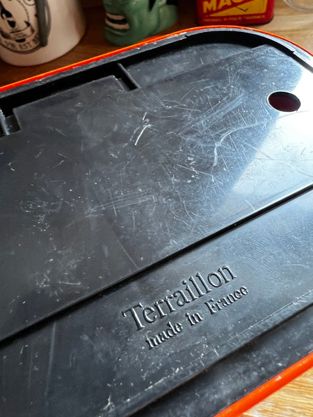 Balance de cuisine vintage complète Terraillon 4000 orange