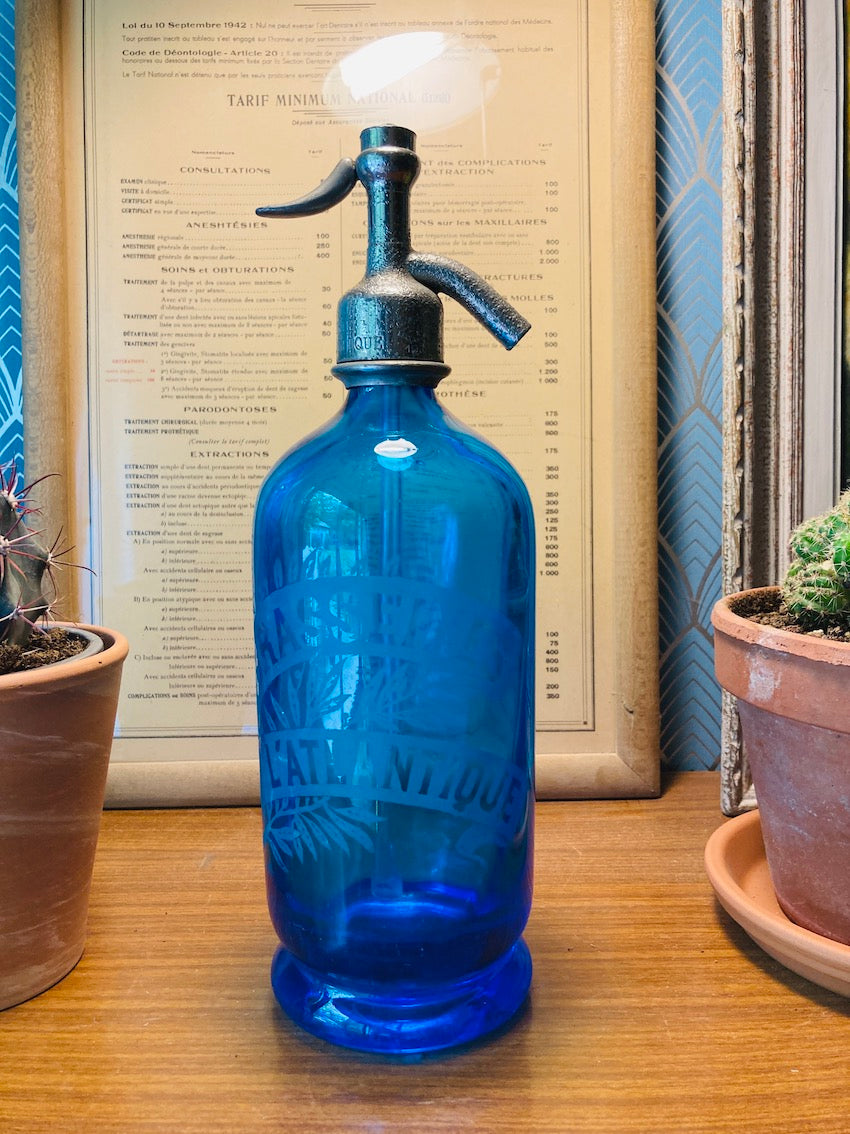 Siphon à eau de Seltz Brasseries L'Atlantique - Années 30/40