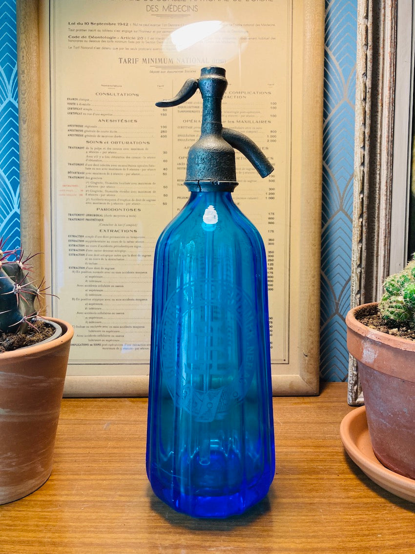 Siphon à eau de Seltz Brasseries Laubenheimer Nérac - Années 30/40