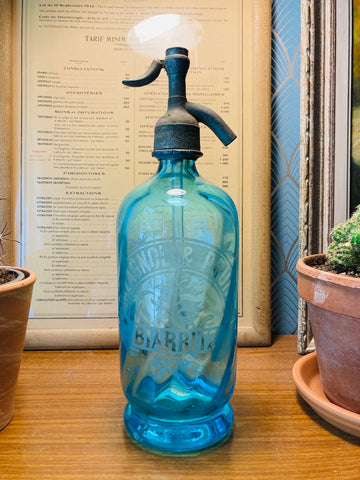 Siphon à eau de Seltz Gazagnol & Prunet Biarritz - Années 30/40