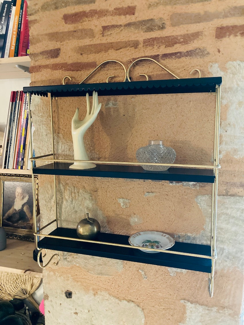 Etagère vintage en métal de style string Tomado