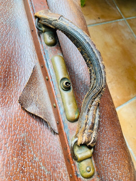 Sac / mallette de médecin vintage en cuir