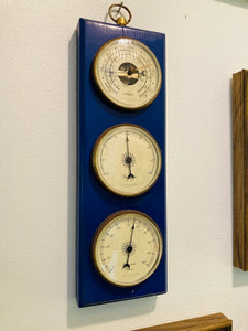 Instrument de précision thermomètre / baromètre / hygromètre vintage