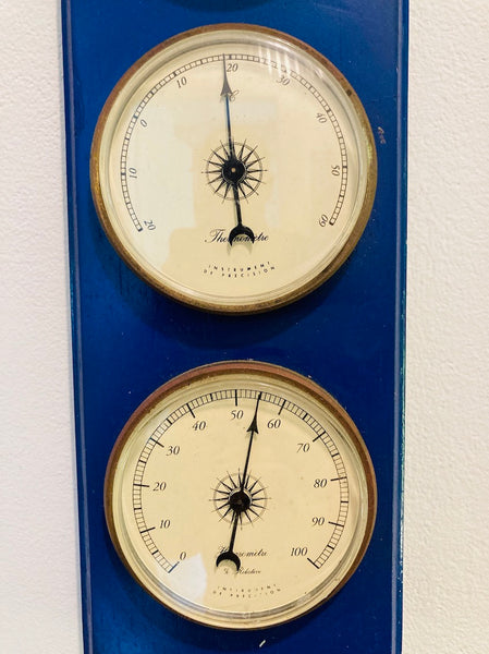 Instrument de précision thermomètre / baromètre / hygromètre vintage
