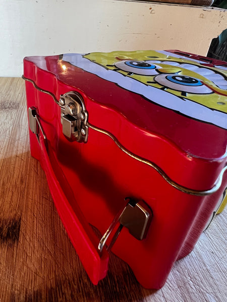 Boite / lunchbox métallique Bob L'Eponge Kinder - 2005