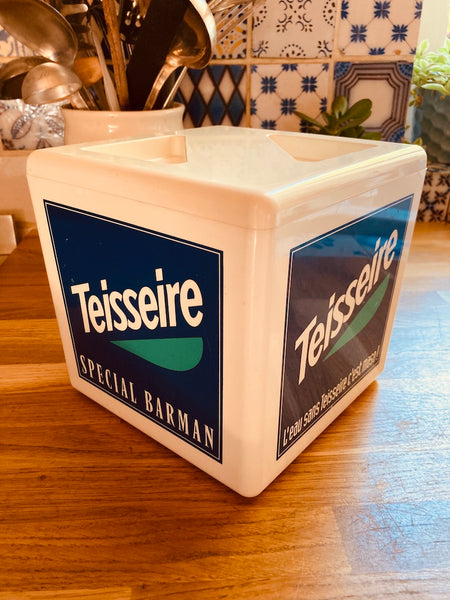 Bac / seau à glaçon vintage Teisseire Spécial Barman