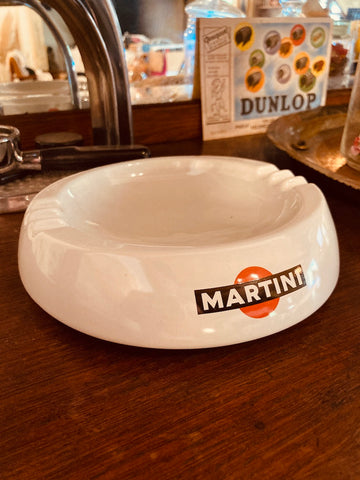 Cendrier vintage Martini en céramique - Wade Regicor - 1960