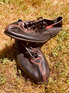 Chaussures / pointes d'athlétisme vintages Mercier taille 9 - 1950/1960