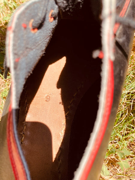 Chaussures / pointes d'athlétisme vintages Mercier taille 9 - 1950/1960