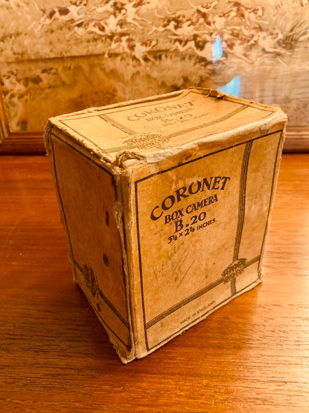 Appareil photo ancien Coronet B20 Box - Années 30
