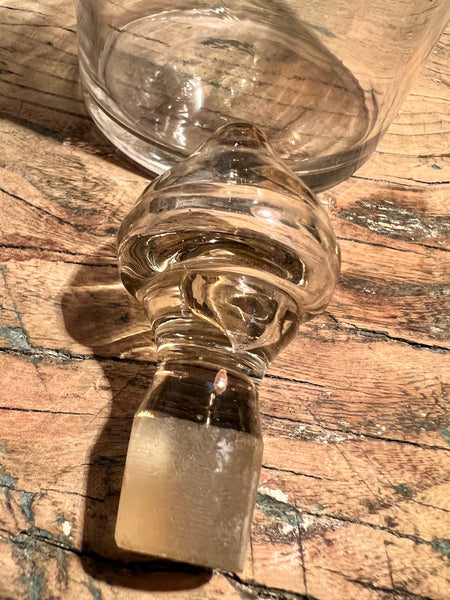 Flacon / bouteille de pharmacie vintage Alcool de menthe 27cm