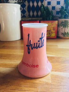 Porte-pailles en opaline Fruité vintage - Années 60/70
