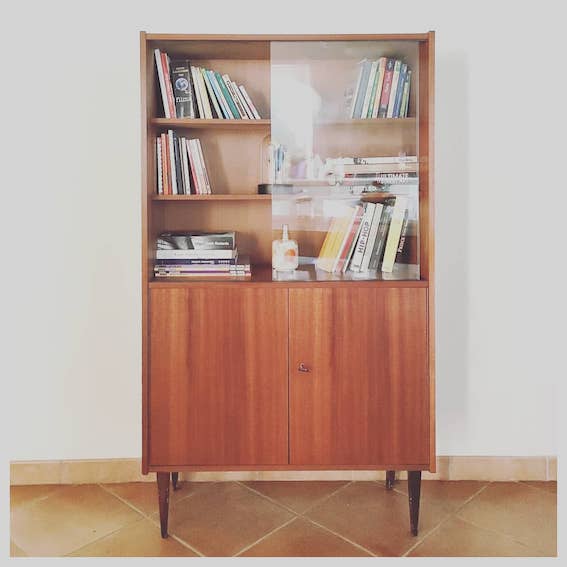 Bibliothèque en teck scandinave ASGA de 1965 - Le Sélectionneur - Brocante en ligne