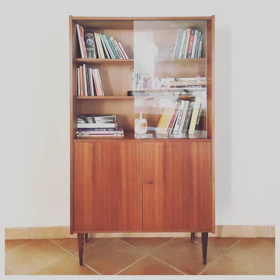 Bibliothèque en teck scandinave ASGA de 1965 - Le Sélectionneur - Brocante en ligne