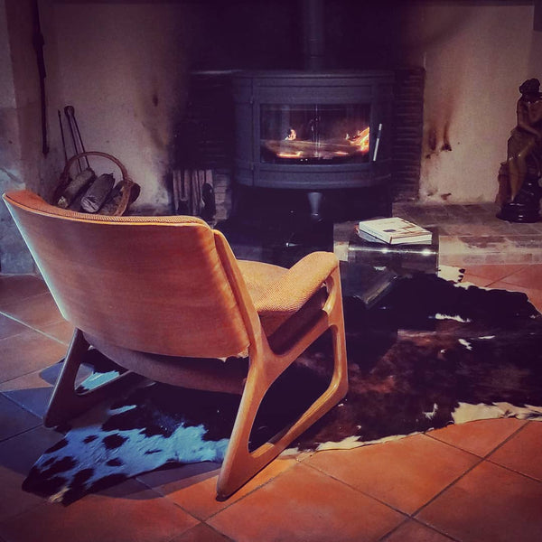 Chauffeuse vintage Baumann traineau années 60 - Le Sélectionneur - Brocante en ligne