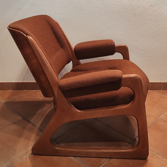 Chauffeuse vintage Baumann traineau années 60 - Le Sélectionneur - Brocante en ligne