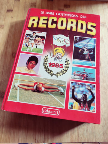 Livre Guinness des records 1985 - Première édition - Le Sélectionneur - Brocante en ligne