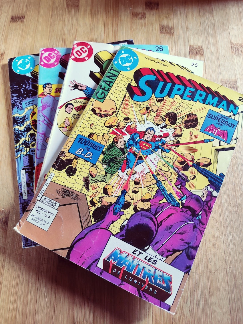 Lot Superman DC - 1983/1984 - Le Sélectionneur - Brocante en ligne