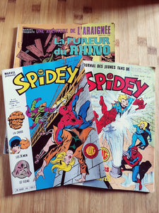 Lot SpiderMan Spidey l'homme araignée Marvel - 1980/1984 - Le Sélectionneur - Brocante en ligne