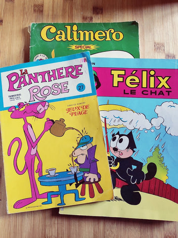 Lot Panthère rose, Calimero et Félix le Chat - 1978/1983 - Le Sélectionneur - Brocante en ligne