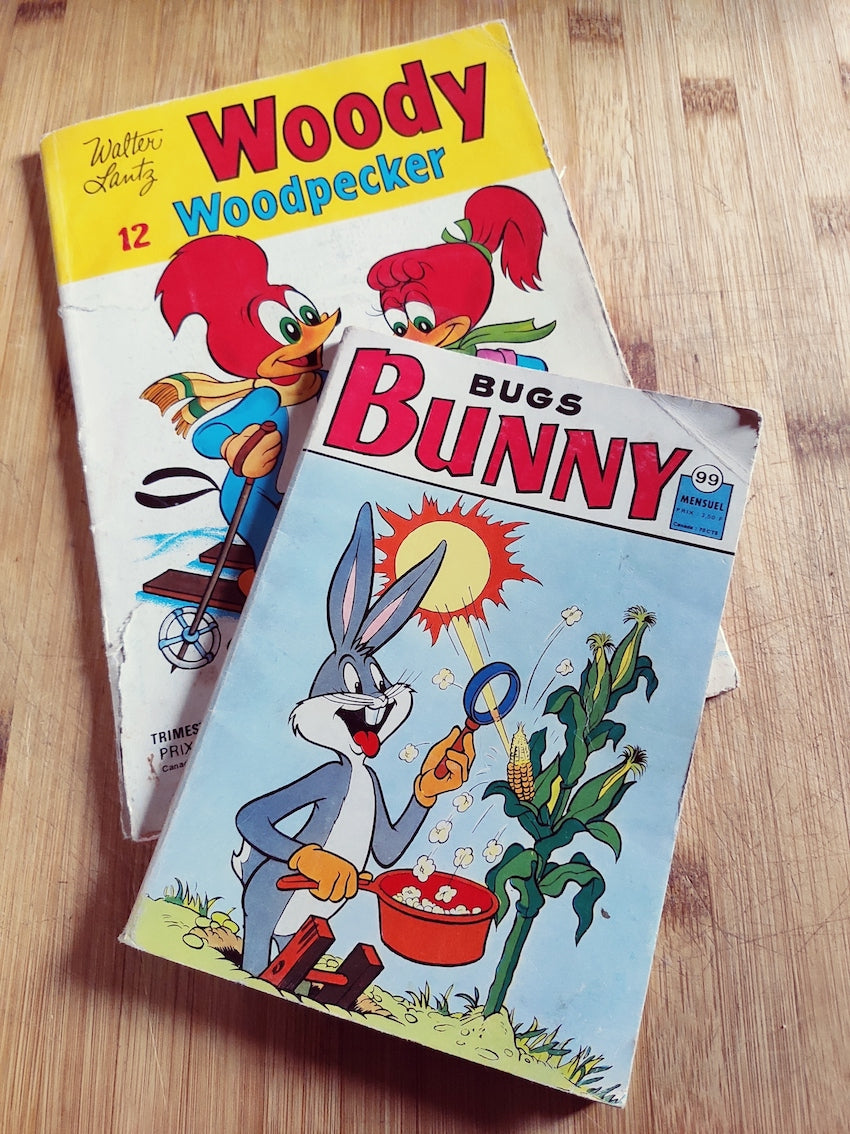 Lot Bugs Bunny et Woody Woodpecker 1976/1977 - Le Sélectionneur - Brocante en ligne