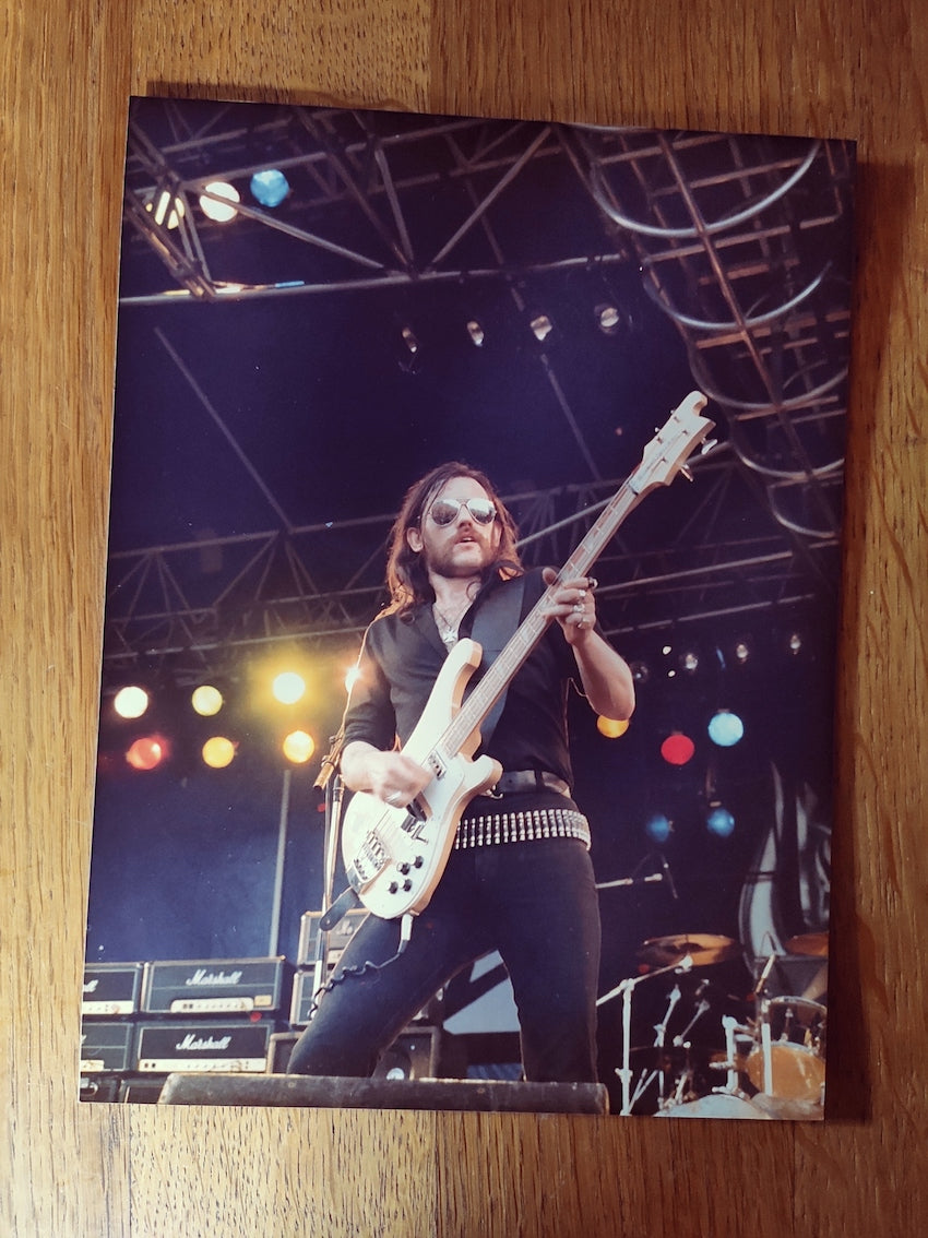 Photographie originale Lemmy Motörhead années 80 - Le Sélectionneur - Brocante en ligne