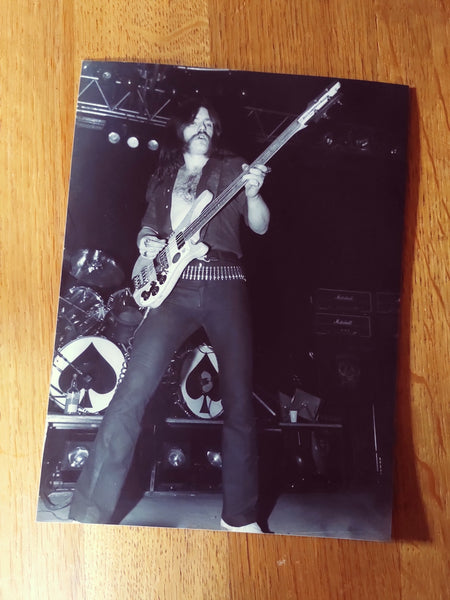 Photographie originale Lemmy Motörhead années 70 - Le Sélectionneur - Brocante en ligne