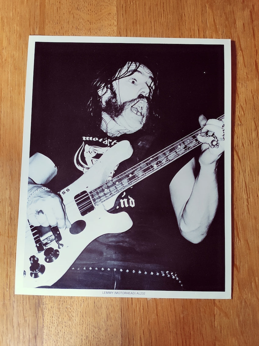 Photographie de promotion Lemmy Motörhead 1982 - Le Sélectionneur - Brocante en ligne