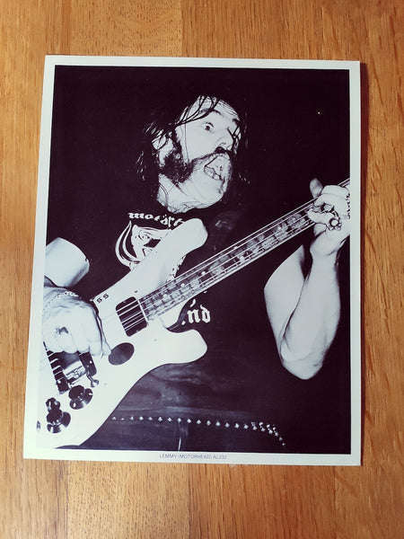 Photographie de promotion Lemmy Motörhead 1982 - Le Sélectionneur - Brocante en ligne
