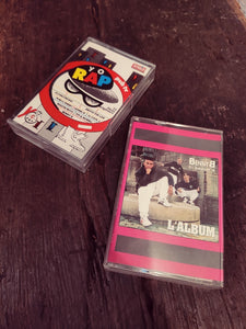 Lot de cassettes hip-hop Benny B et Yo Rap - Années 90 - Le Sélectionneur - Brocante en ligne
