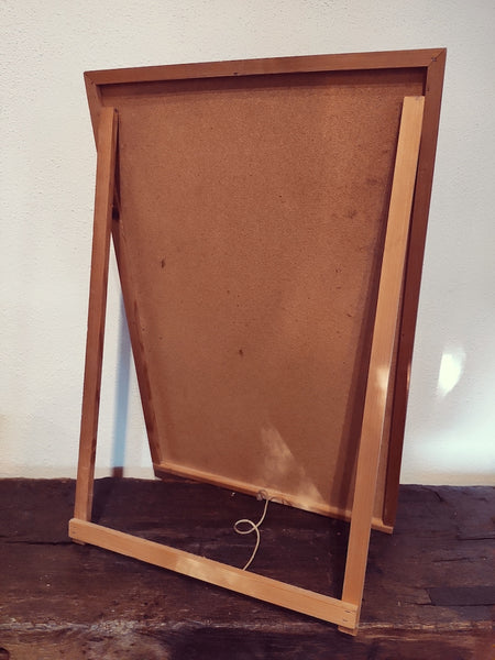 Petit tableau noir ancien avec support - Le Sélectionneur - Brocante en ligne