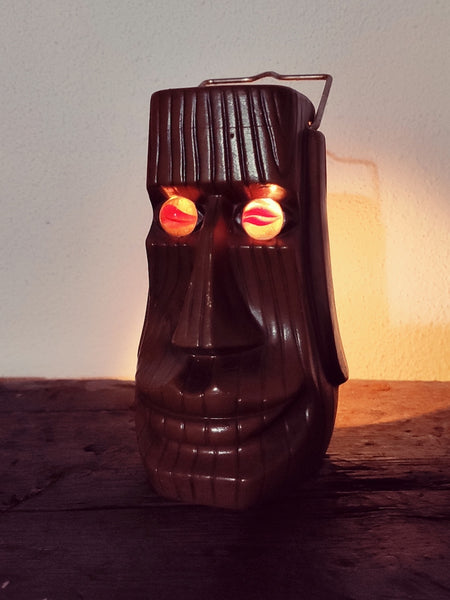 Photophore vintage Tiki - Made in Japan - Années 50 - Le Sélectionneur - Brocante en ligne