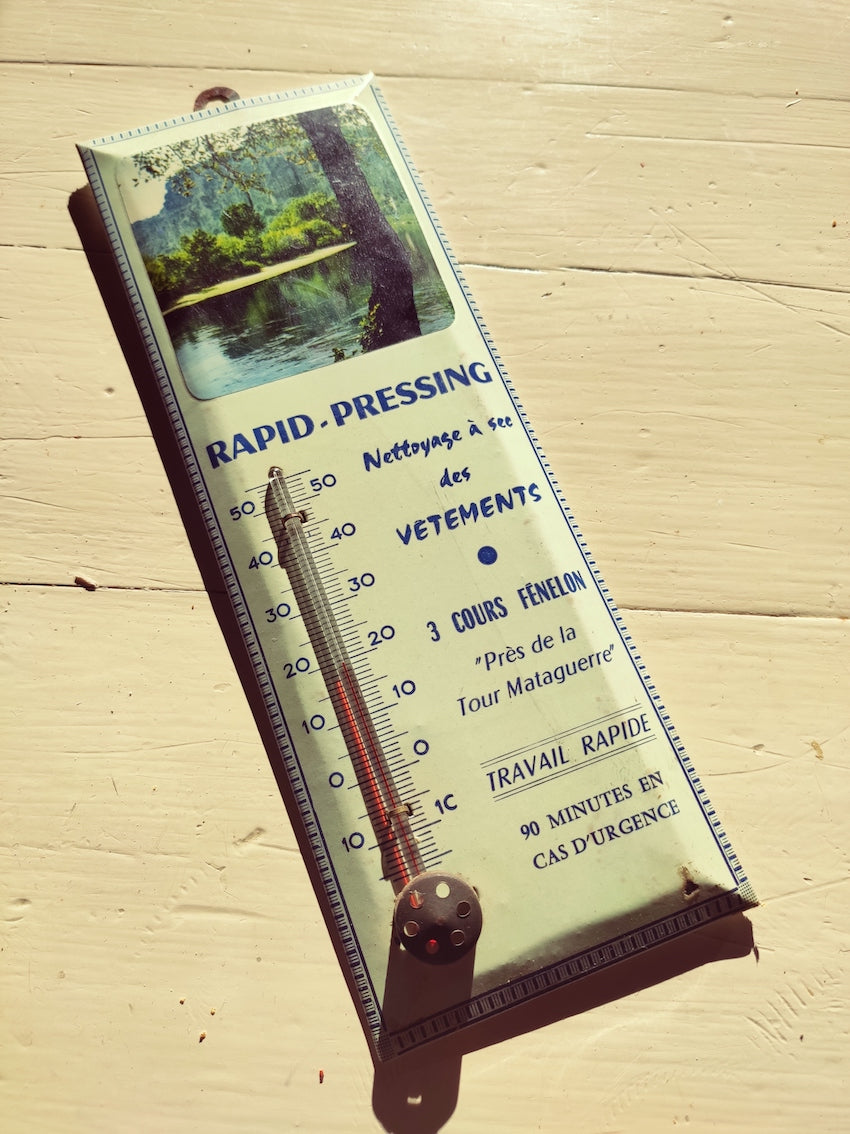 Thermomètre publicitaire vintage - Périgueux - Années 70 - Le Sélectionneur - Brocante en ligne