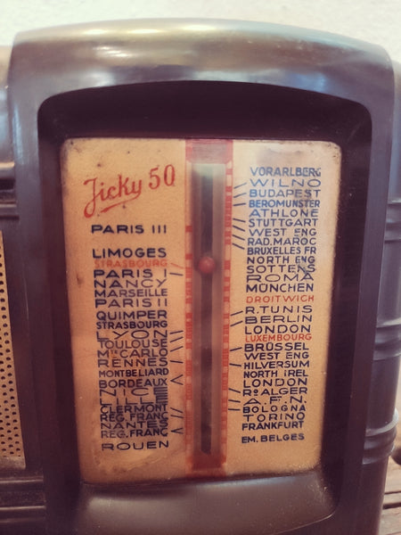 Poste radio Jicky 50 PO-GO - 1949 - Le Sélectionneur - Brocante en ligne
