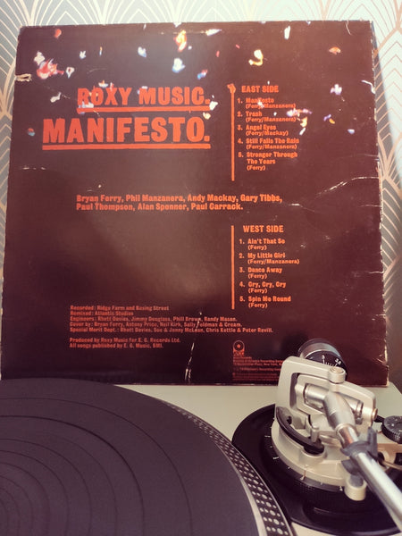 Vinyle 33 tours Roxy Music "Manifesto" 1979. - Le Sélectionneur - Brocante en ligne