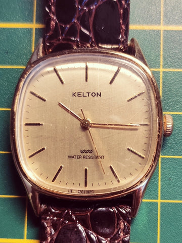 Montre Kelton mécanique made in France - Années 70 - Le Sélectionneur - Brocante en ligne