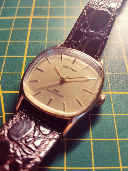 Montre Kelton mécanique made in France - Années 70 - Le Sélectionneur - Brocante en ligne