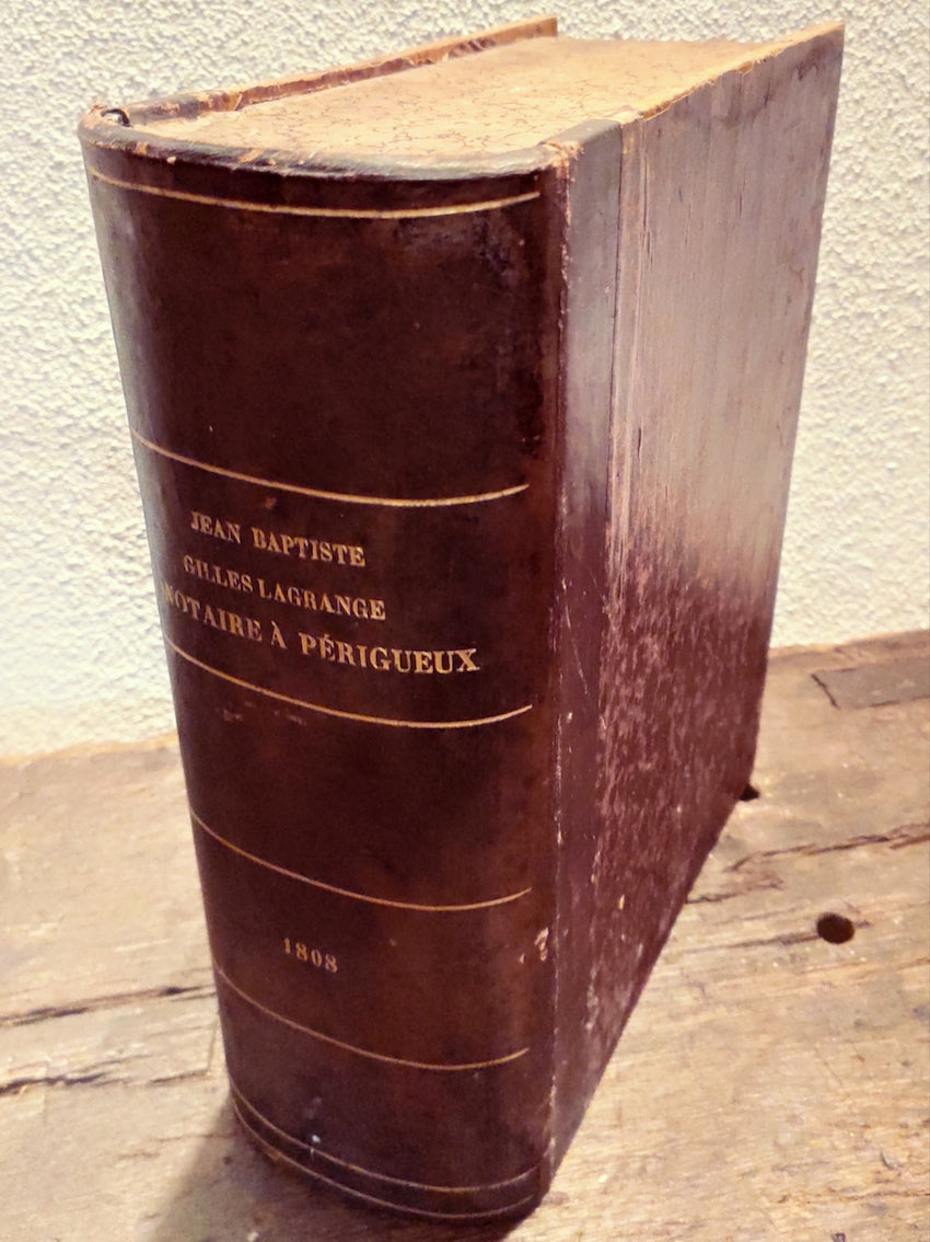 Boite minutier de notaire de Périgueux - 1808 - Le Sélectionneur - Brocante en ligne