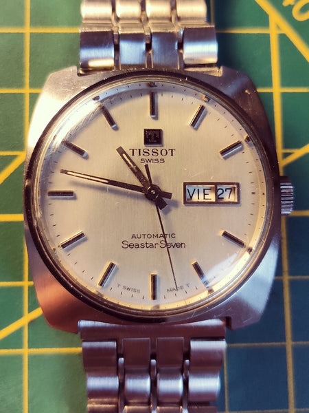 Montre Tissot Seastar Seven automatique - Années 70 - Le Sélectionneur - Brocante en ligne