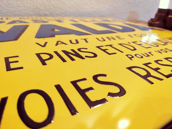 Plaque émaillée vintage Pastilles Valda