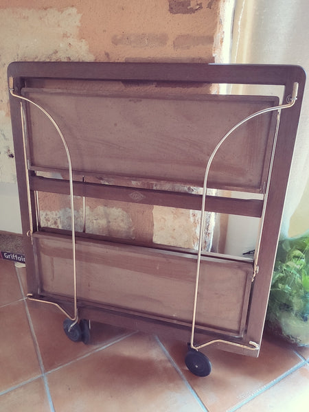 Desserte pliante vintage BOCADO par Marie Françoise Mondineu - Années 50