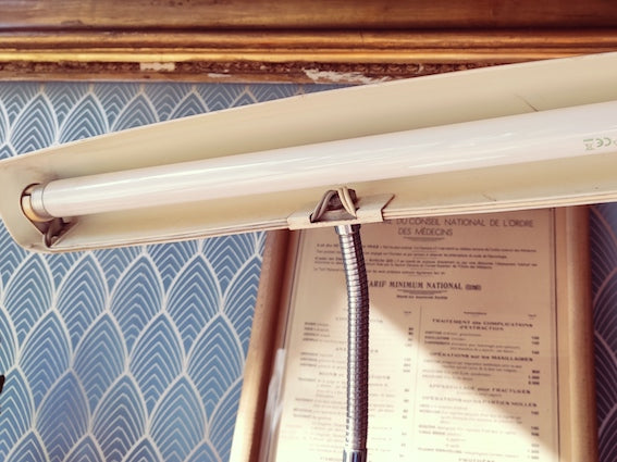 Lampe de bureau Hitachi "Moon Light 506" de 1967