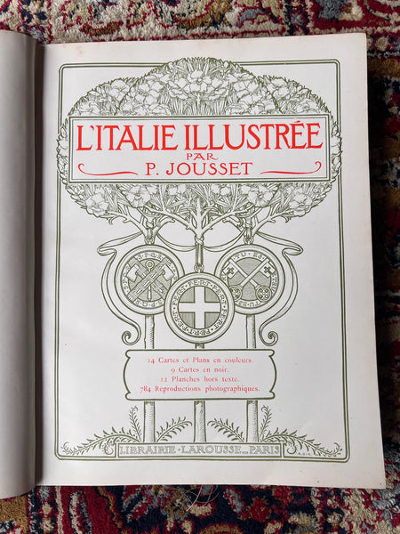 L'Italie illustrés par P. Jousset - Librairie Larousse - Début 1900