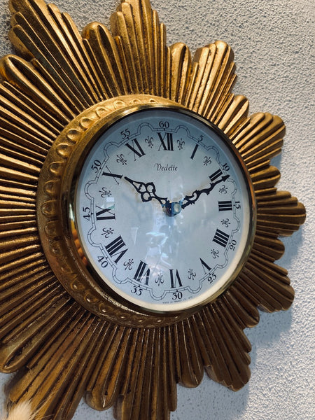 Horloge / pendule soleil Vedette - années 60